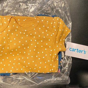 Carter's Gir's 3 Pieces (2 Bodysuits & Pants) Long Sleeve 3 Months *NEW* yy1